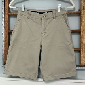 Boys under armor uniform shorts size 12 khaki